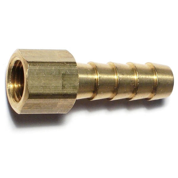 Midwest Fastener 5/16" x 1/8FIP Brass Female Hose Barbs 5PK 33683